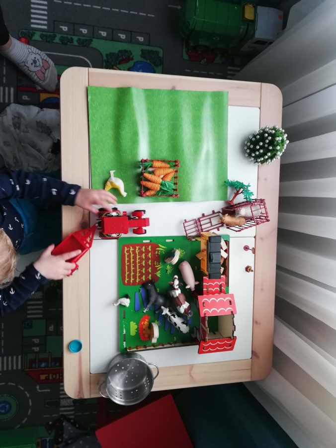 activitate-toddler-doi-ani-ferma